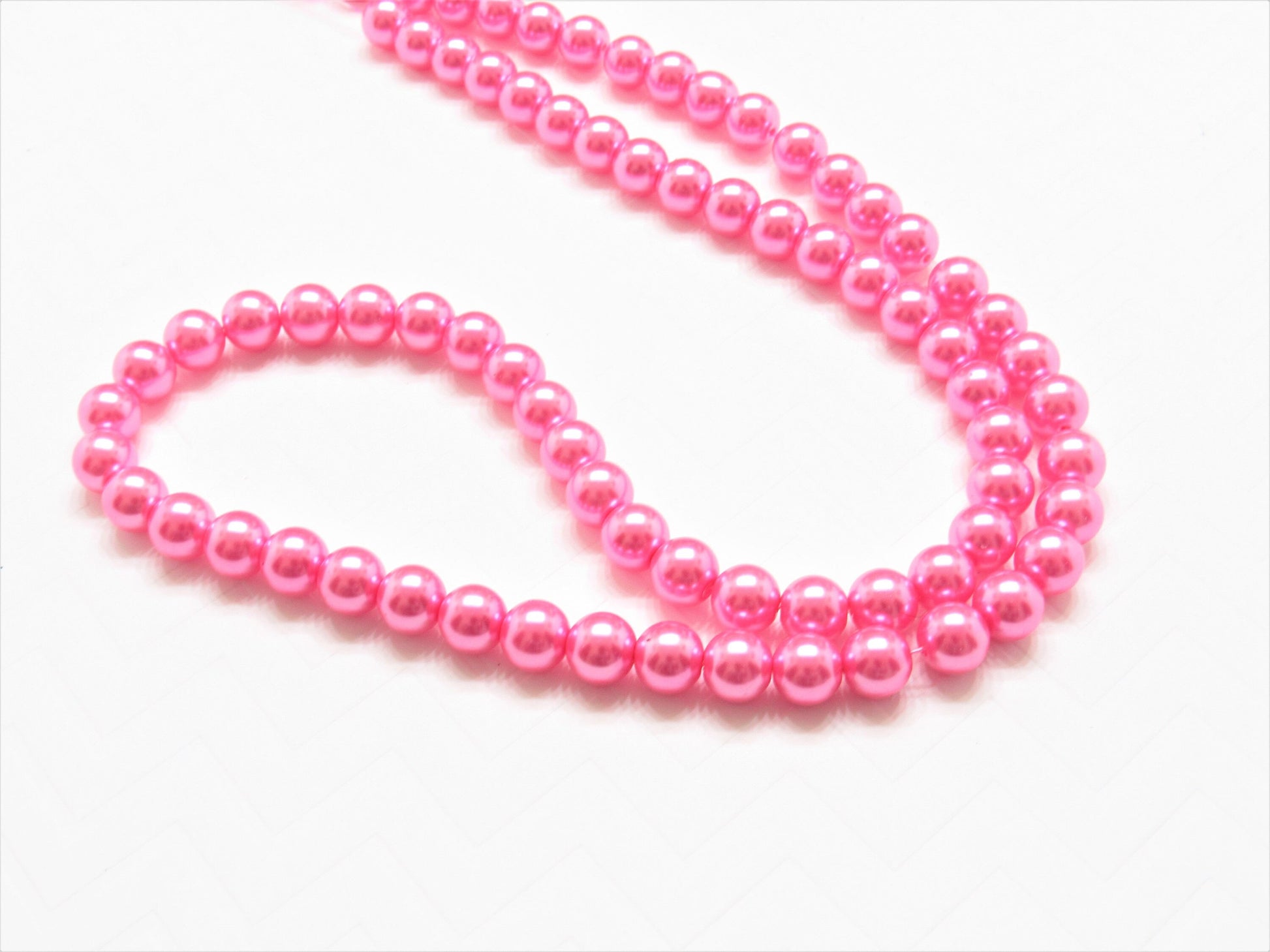 10mm Glass Hot Pink Bubblegum Pearls, Bubblegum Pearls, Chunky Pearls, Gumball Pearl Beads, Bubblegum Necklace Pearl, Chunky Bead Supply