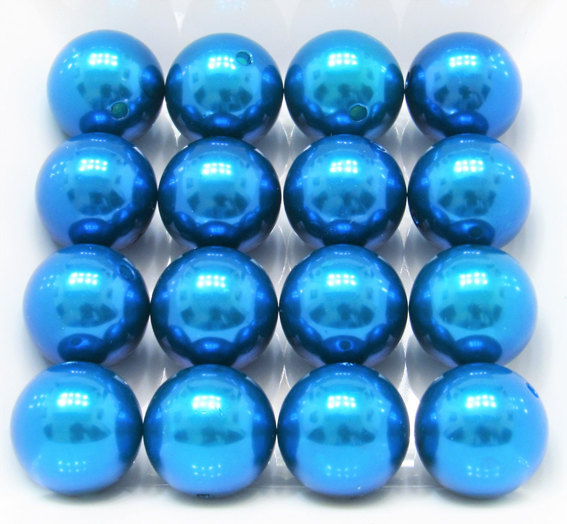 20mm Dodger Blue Bubblegum Pearl Beads, Chunky Gumball Beads, Acrylic  Pearl Beads, Gumball Pearl Beads, Chunky Bead Supply