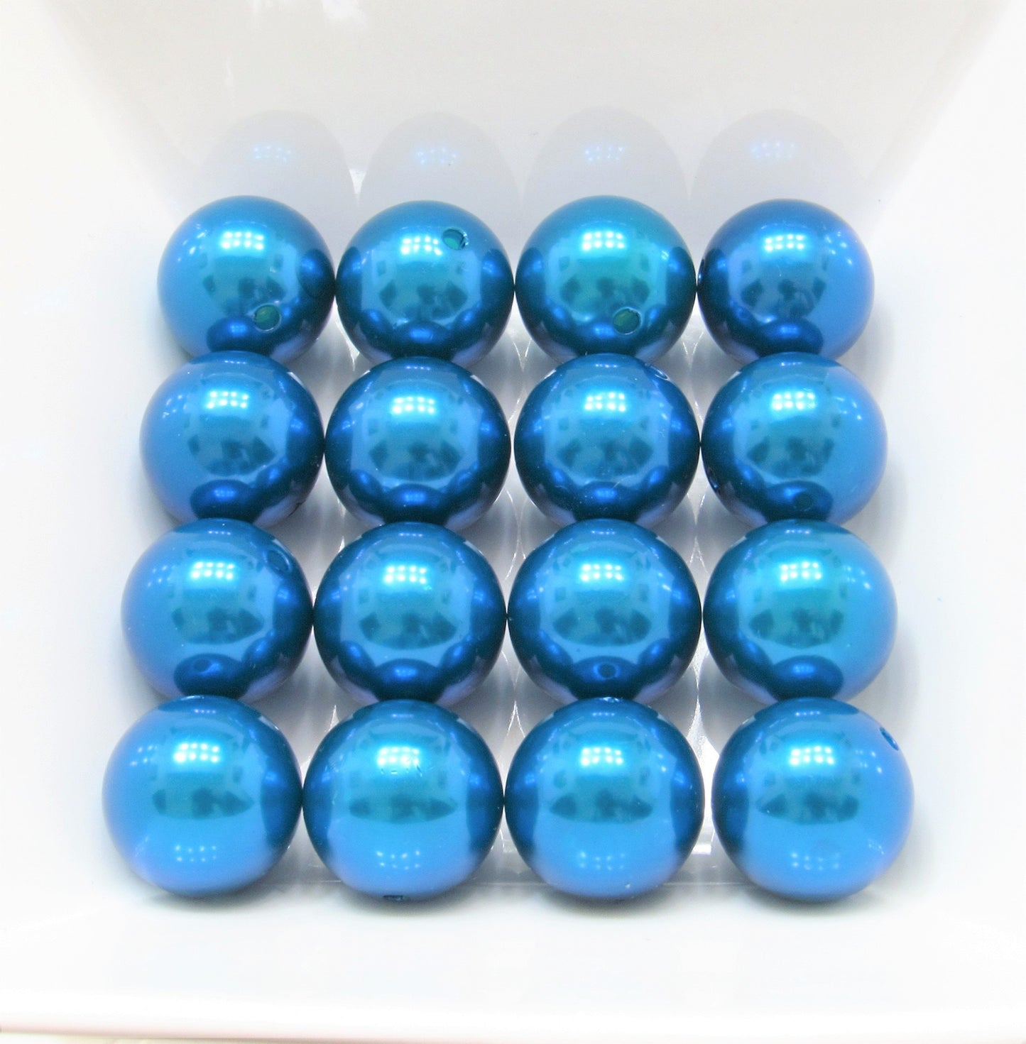20mm Dodger Blue Bubblegum Pearl Beads, Chunky Gumball Beads, Acrylic  Pearl Beads, Gumball Pearl Beads, Chunky Bead Supply