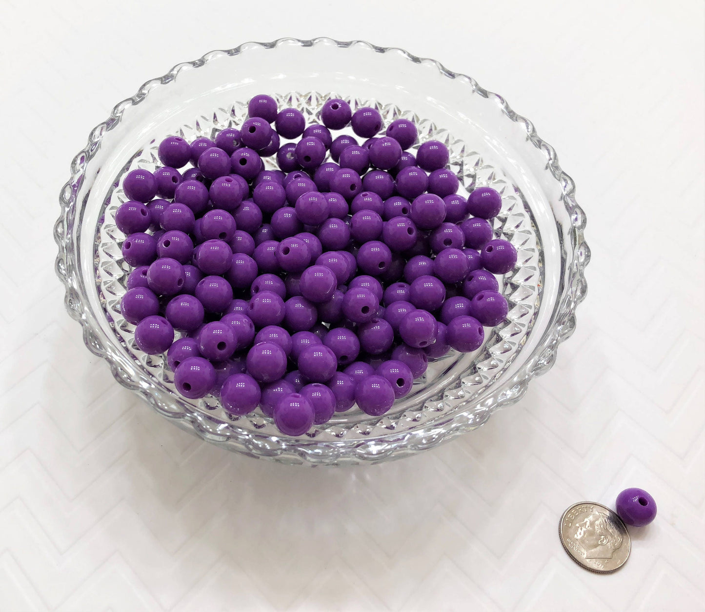 10mm Orchid Bubblegum Beads, Round Bubblegum Beads, Chunky Acrylic Beads, Gum Ball Beads, Fairy Kei Beads, Chunky Necklace Supply Beads