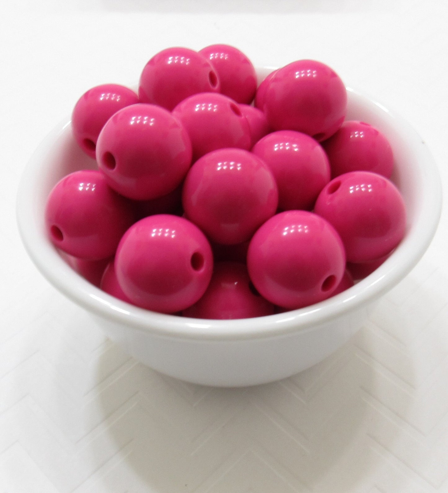 20mm Fuchsia Bubblegum Beads, Chunky Bubblegum Bead, Bubblegum Bead Supply, Gumball Bead, Chunky Necklace Supply, Gum Ball Bead