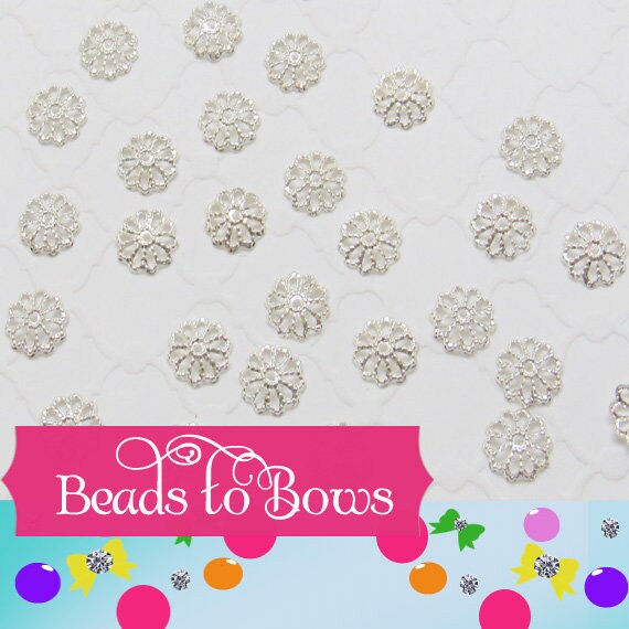 9mm Bead Caps, Tibetan Gold Flower Looking Bead Cap, Spacer beads, Cadmium Free & Lead Free