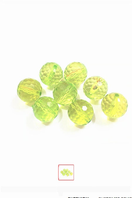 NEW 20mm Lime Multifaceted Bubblegum Beads, Transparent Bubblegum Beads, Chunky Bead Supply, Chunky Bead Supply, Bubblegum Necklace Bead