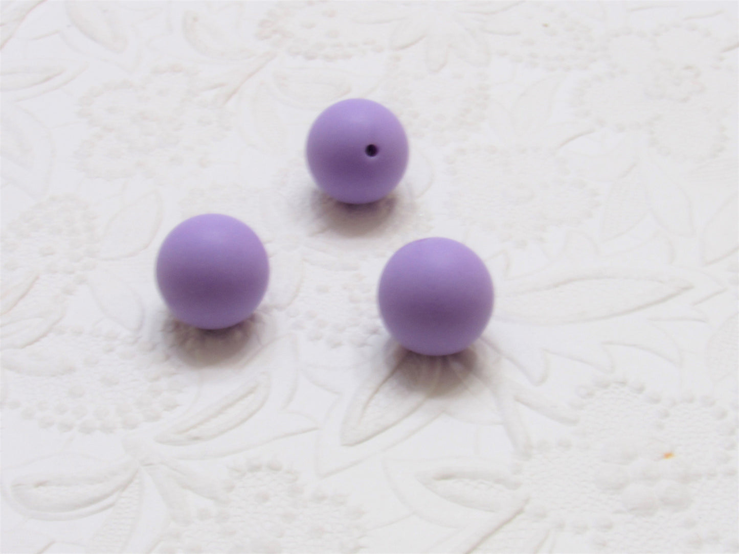 New 20mm Matte Satin Lavander  Bubblegum Beads, Gumball Beads, Round Beads, Bubblegum Satin Finish, Beading Supply
