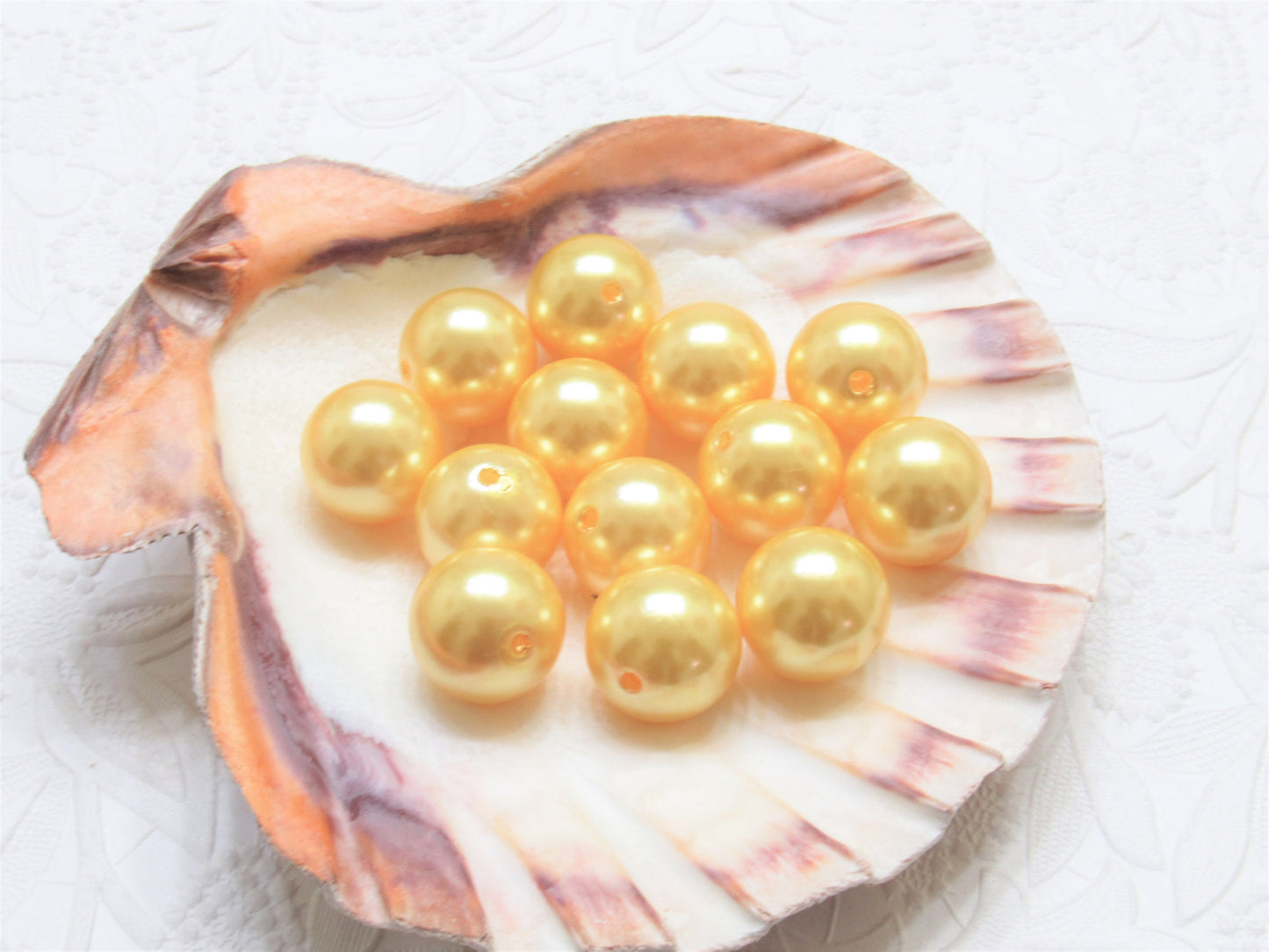 NEW 20mm Buttercup Pearls, Bubblegum Pearls, Gumball Pearls, Round Acrylic Pearls, Chunky Necklace Bead Supply,