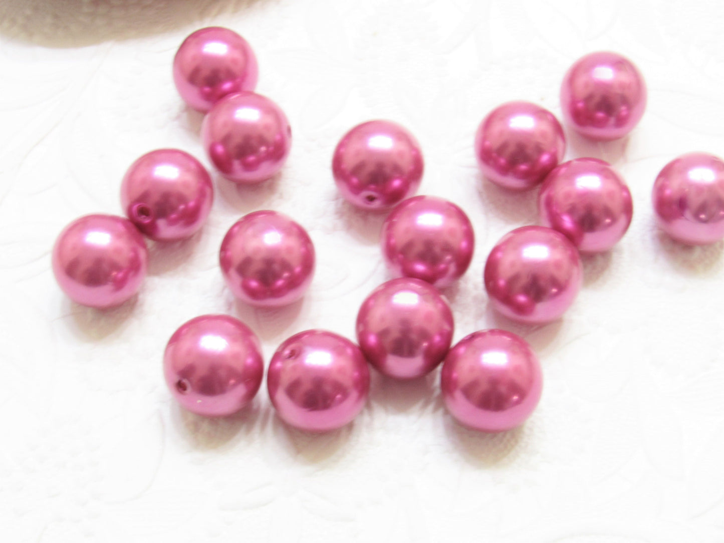 20mm Mauve Pearls, Bubblegum Pearls, Gumball Pearls, Round Acrylic Pearls, Chunky Necklace Bead Supply,