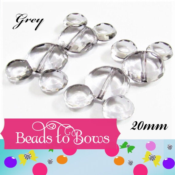 34mm Mickey Mouse Bubblegum Beads, Acrylic Minnie Mouse Bead, Mickey Mouse Head Bead, Jewelry Supply, Transparent Acrylic Mickey Mouse Bead