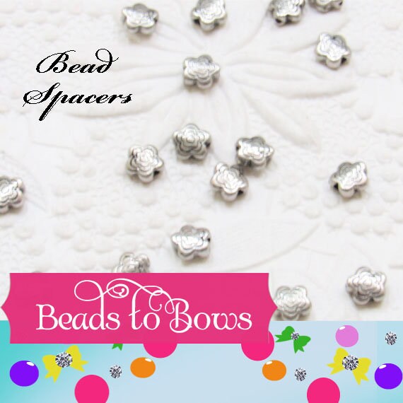 6mm  Bead Spacers, Tibetan Style Beads, Metal Spacer Beads, Antique Silver, Jewelry Supply, Beading Supply, Lead Free & Cadmium Free