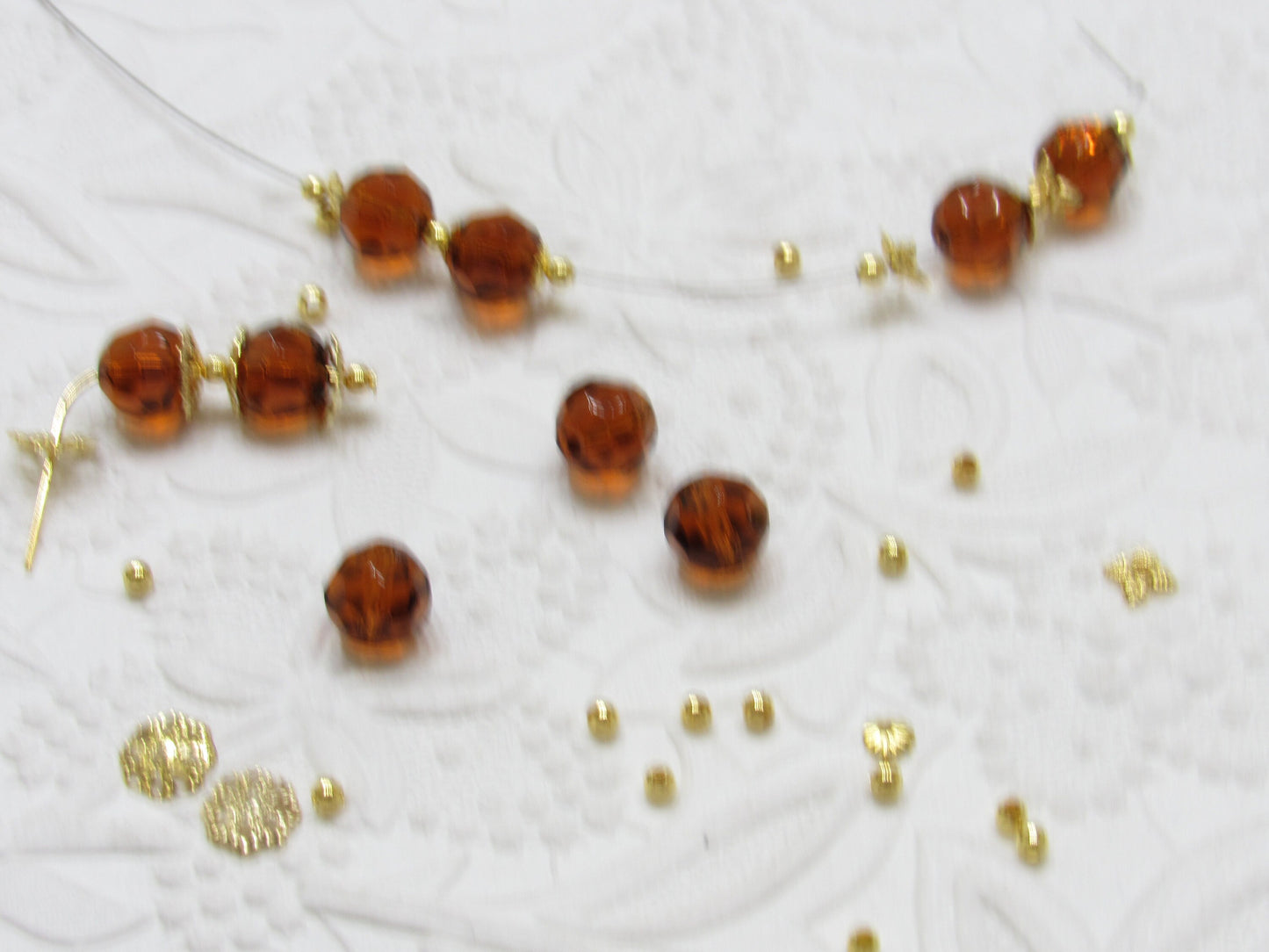 12mm Amber Colored Faceted Bubblegum Bead,  Round Acrylic Beads, Bubblegum Beads, Amber Colored Beads, Faceted Bubblegum Beads