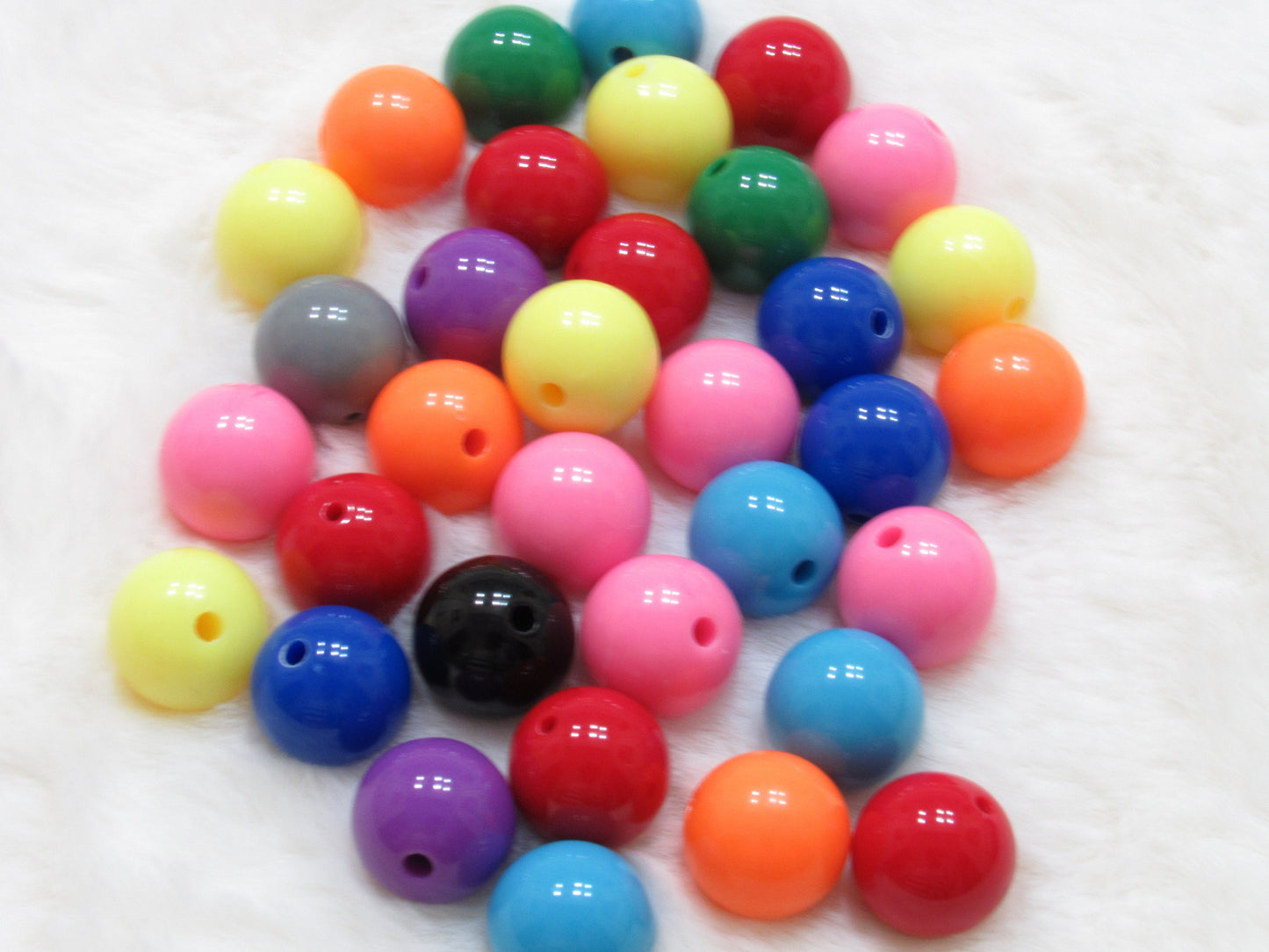 NEW 14mm Bubblegum Bead Assortment 50Ct, Bright Colored Bubblegum Beads, Gumball Beads, Gum Ball Beads, Round Bubblegum Beads, Acrylic Bead