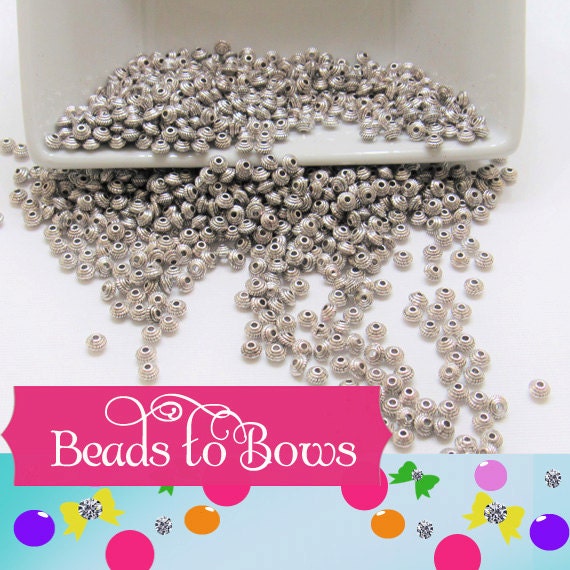 6mm Silver Tibetan Bead Caps, Round Antique Silver Bead Caps, 6mm Metal Bead Caps, Antique Silver Spacer Bead, Bead Supply